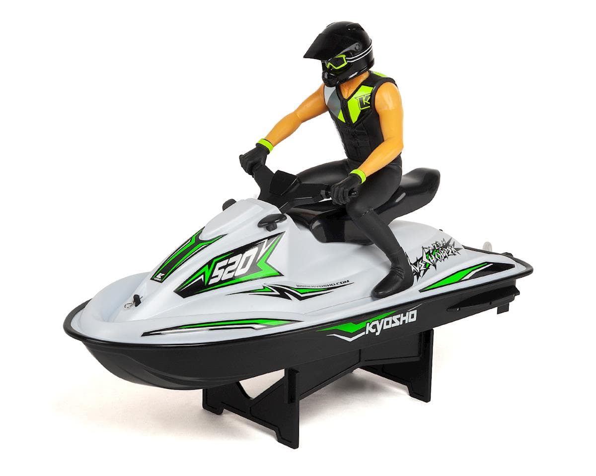 Kyosho Wave Chopper 2.0 Electric Watercraft Type 1 (Green) w/Syncro KT-231P 2.4GHz Radio, Battery & Charger