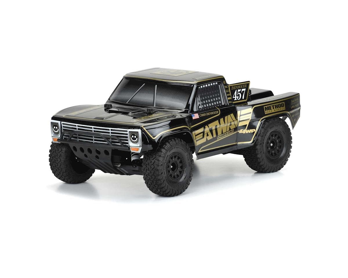 Pro-Line 1967 Ford F-100 Heatwave Edition Tough-Color Race Truck Pre-Cut Body (Black)