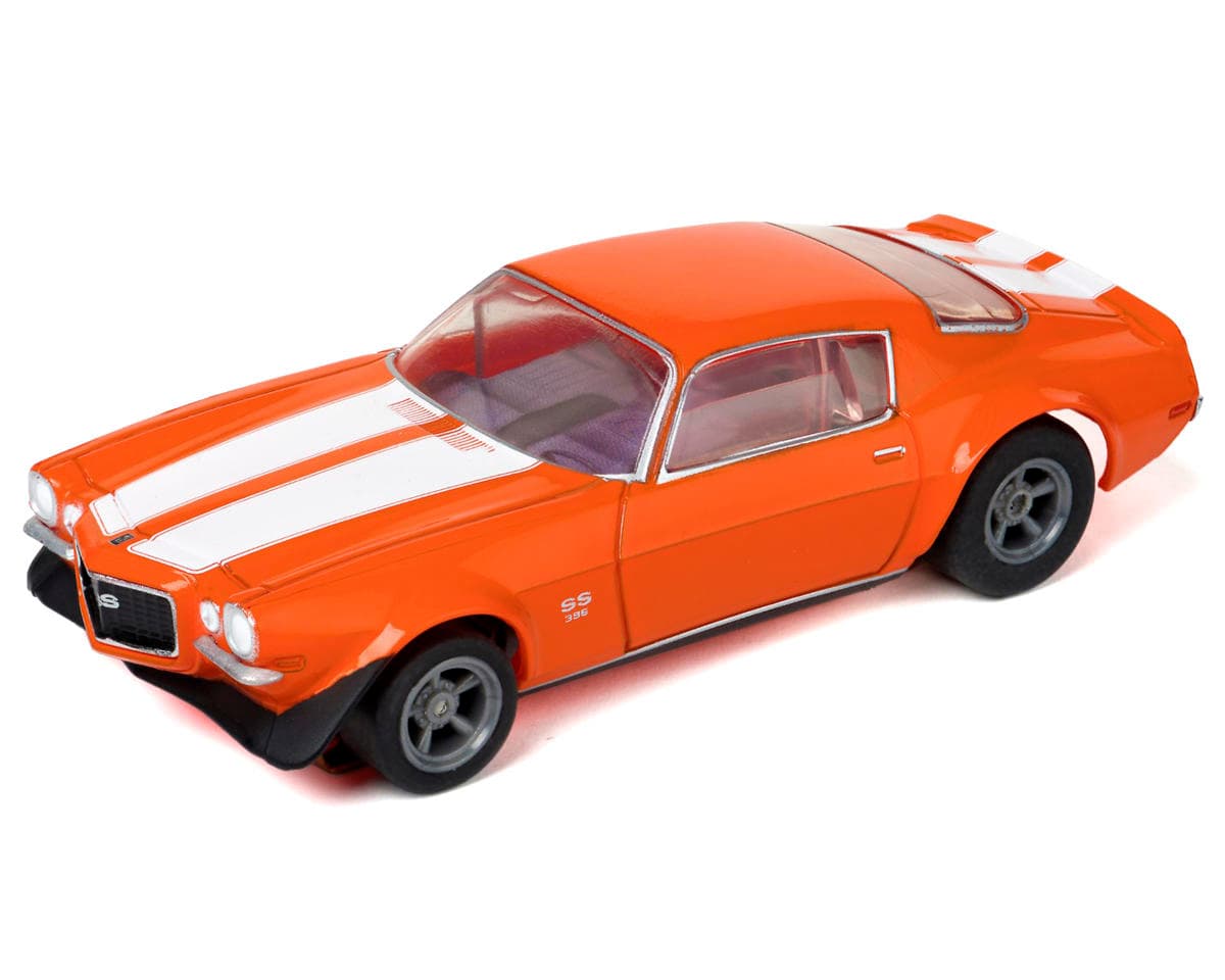 AFX Collector Series Camaro SS396 HO Slot Car (Orange) (LWB) (Mega G+)