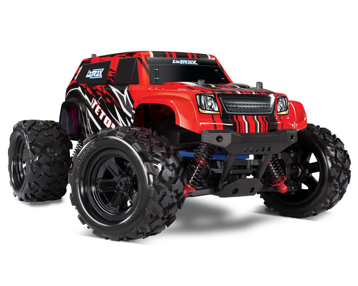 SCRATCH & DENT: Traxxas LaTrax Teton 1/18 4WD RTR Monster Truck (Red) w/2.4GHz Radio, Battery & AC Charger
