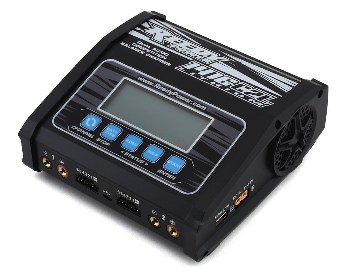 Reedy 1416-C2L Dual AC/DC Competition LiHV/LiPo Battery Balance Charger (6S/14A/130Wx2)
