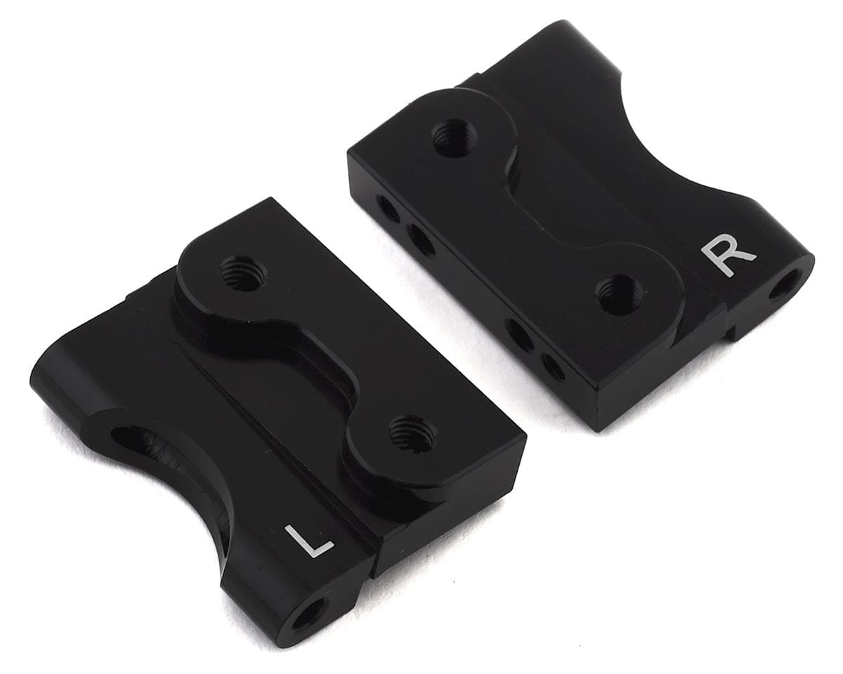 Hot Racing Aluminum Arm Mount (Black) (2) (HRATE12HX01)
