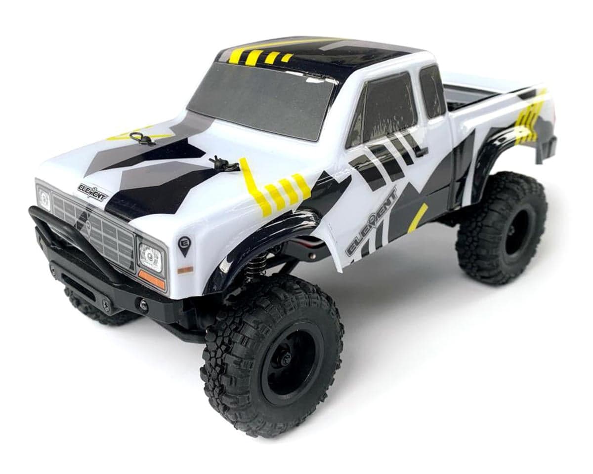 Element RC Enduro24 Sendero 1/24 4WD RTR Scale Mini Trail Truck (Black/Yellow) w/2.4GHz Radio
