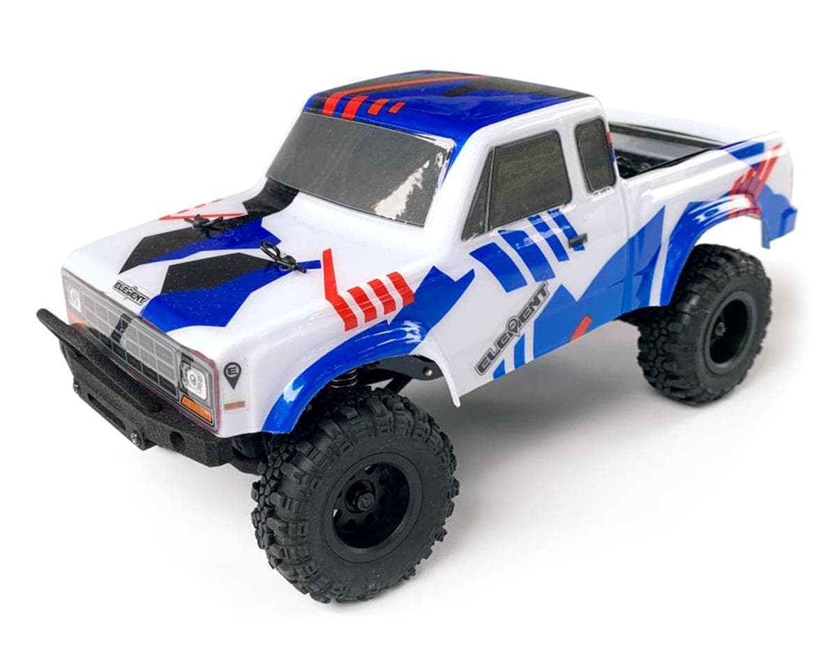 Element RC Enduro24 Sendero 1/24 4WD RTR Scale Mini Trail Truck (Red/Blue) w/2.4GHz Radio
