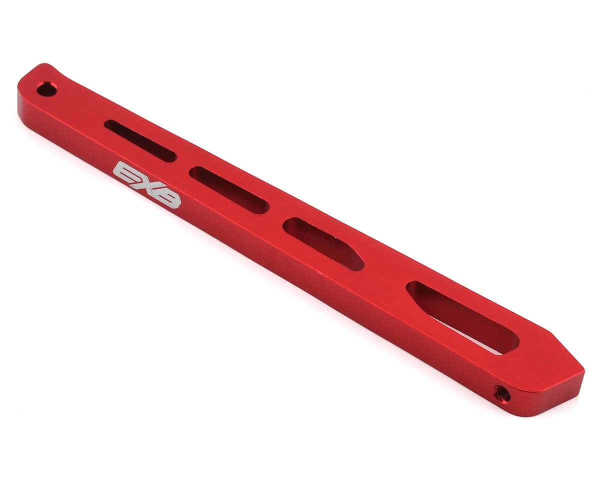 Arrma EBX 120mm Rear Center Aluminum Chassis Brace (Red)