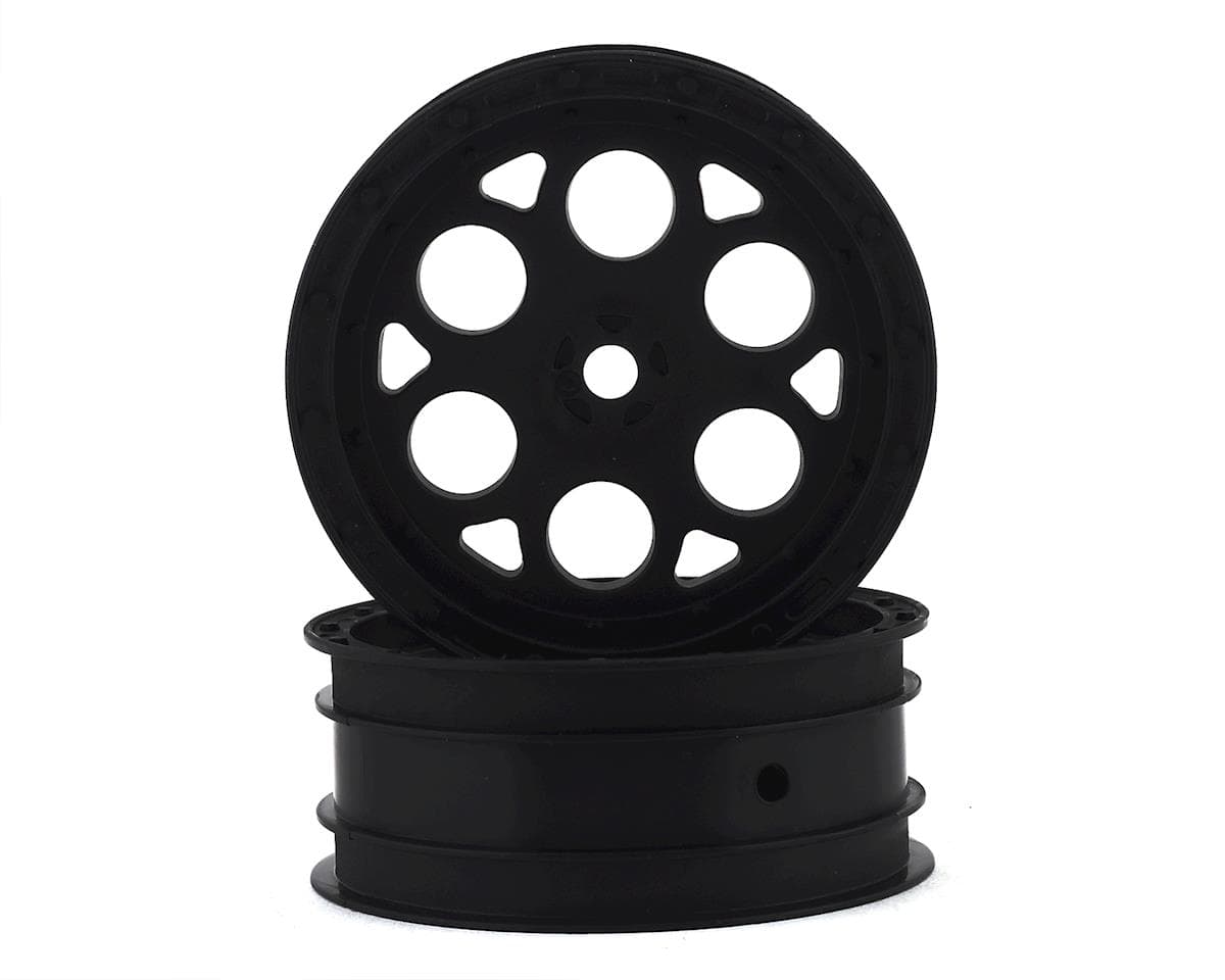 Pro-Line Showtime 2.2" Sprint Car Front Sprint Wheels (Black) w/12mm Hex