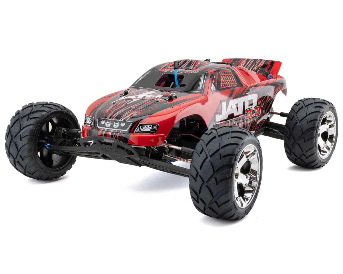 Traxxas Jato® 3.3 1/10 2WD RTR Nitro Stadium Truck (Red) w/TQi™ 2.4GHz, Telemetry, TSM®, Easy Start & Charger