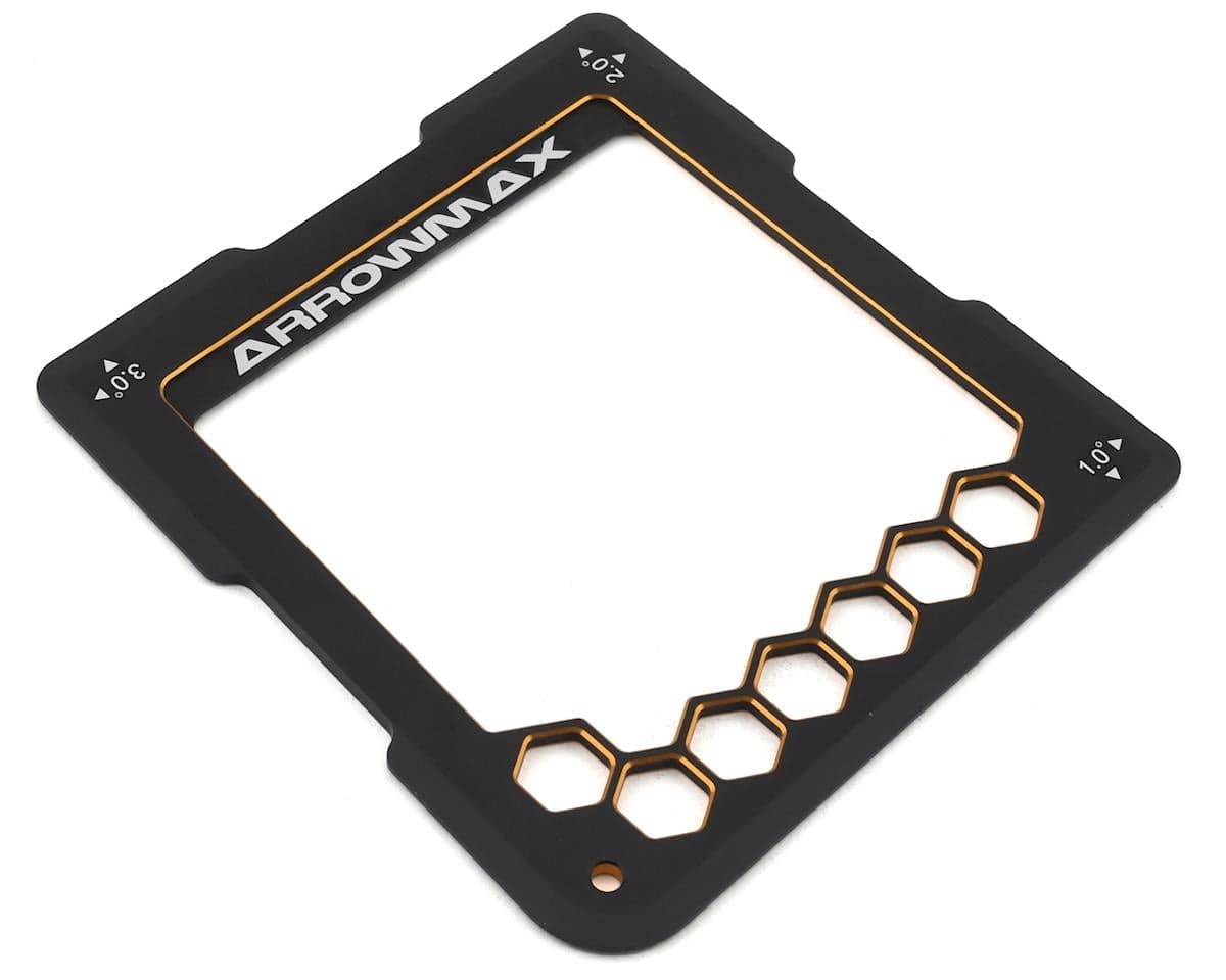 AM Arrowmax Black Golden 1/8 On-Road Quick Camber Gauge