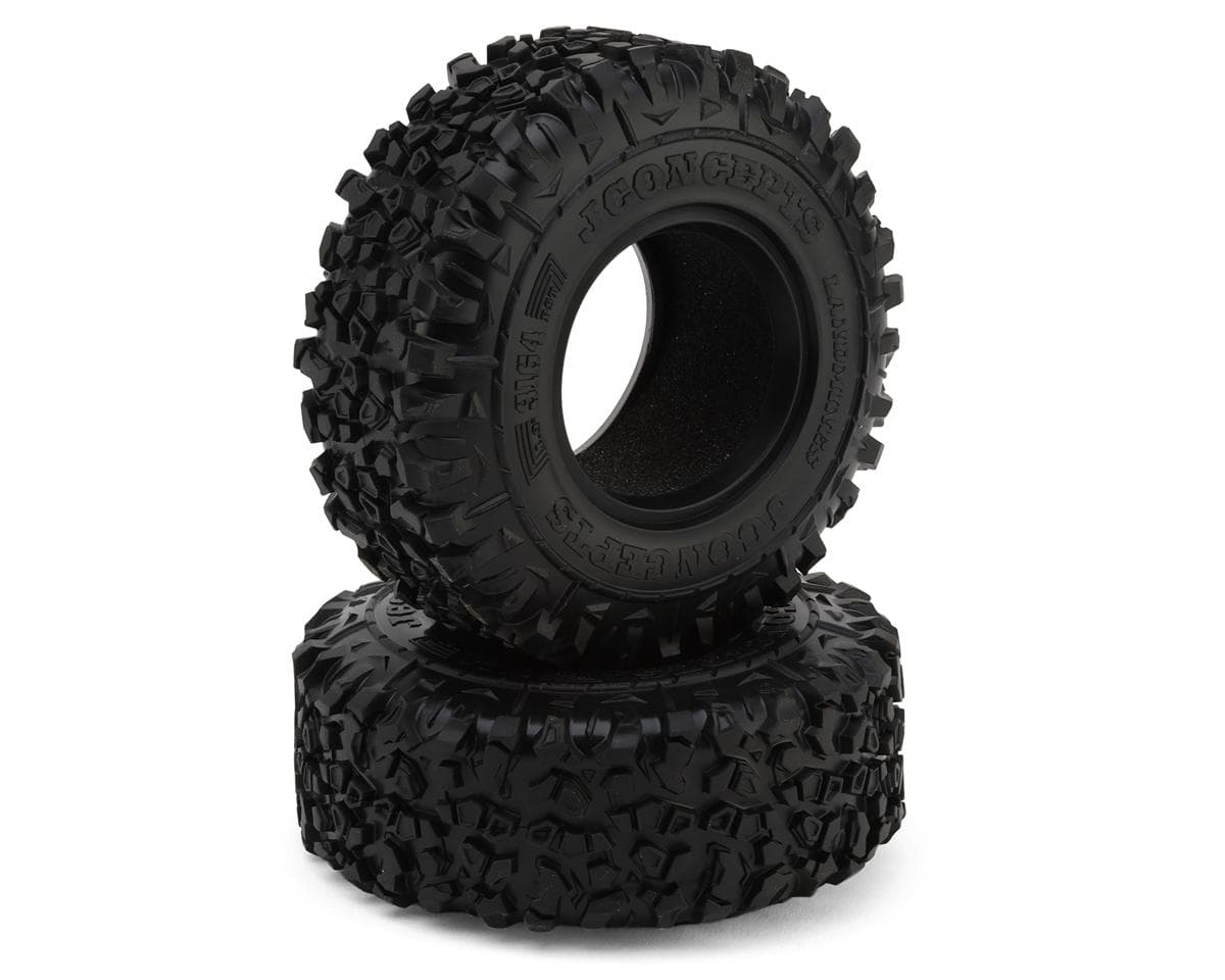 JConcepts Landmines Scale Country Class 1 1.9" Crawler Tires (2) (Green)