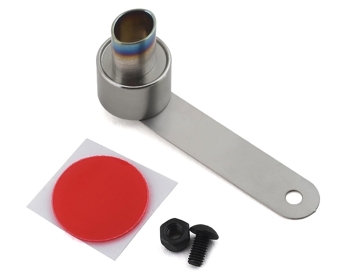 Usukani 21mm Stainless Steel Scale Exhaust Pipe (3mm LED/Planar) (Diameter 10mm Front - 15mm Rear)