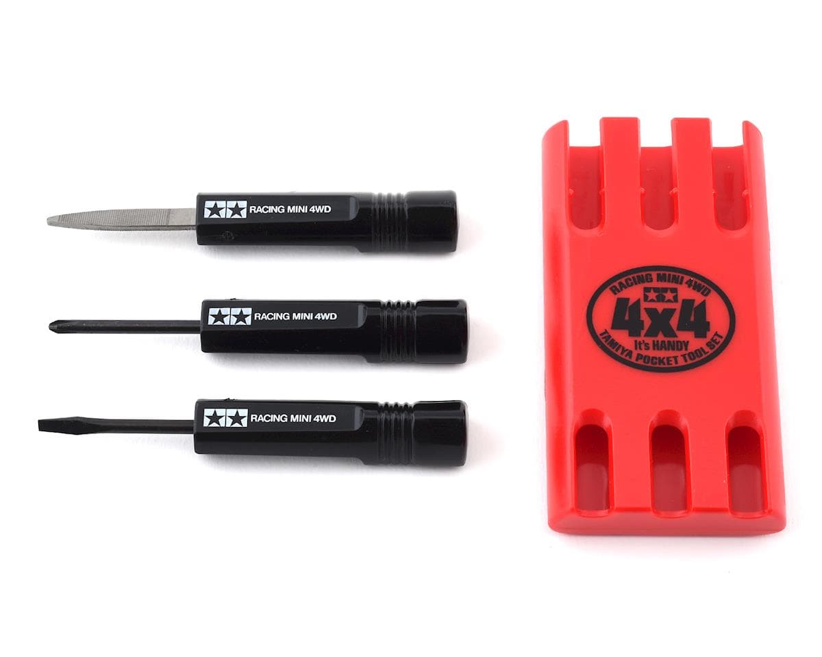 Tamiya 3-Piece Pocket Tool Set w/Carrying Case