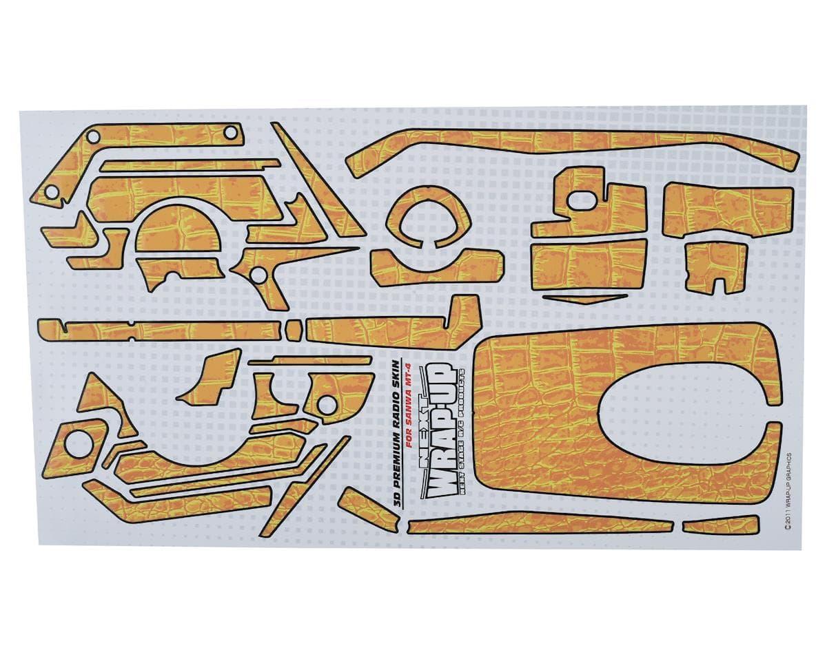 WRAP-UP NEXT REAL 3D "Crocodile" Premium Transmitter Skin (Camel) (Sanwa MT4)