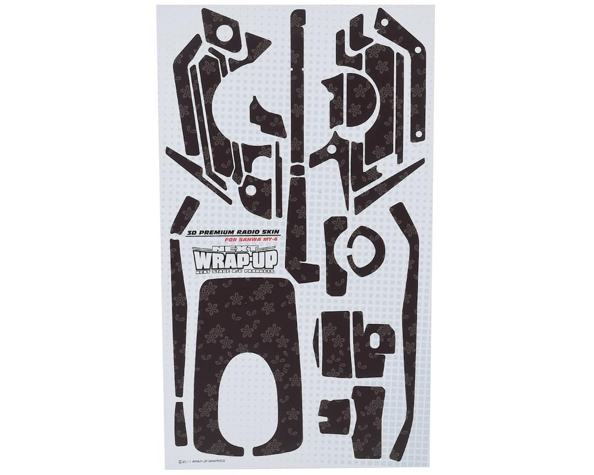 WRAP-UP NEXT REAL 3D "Carbon" Premium Transmitter Skin (Monogram) (Sanwa MT4)