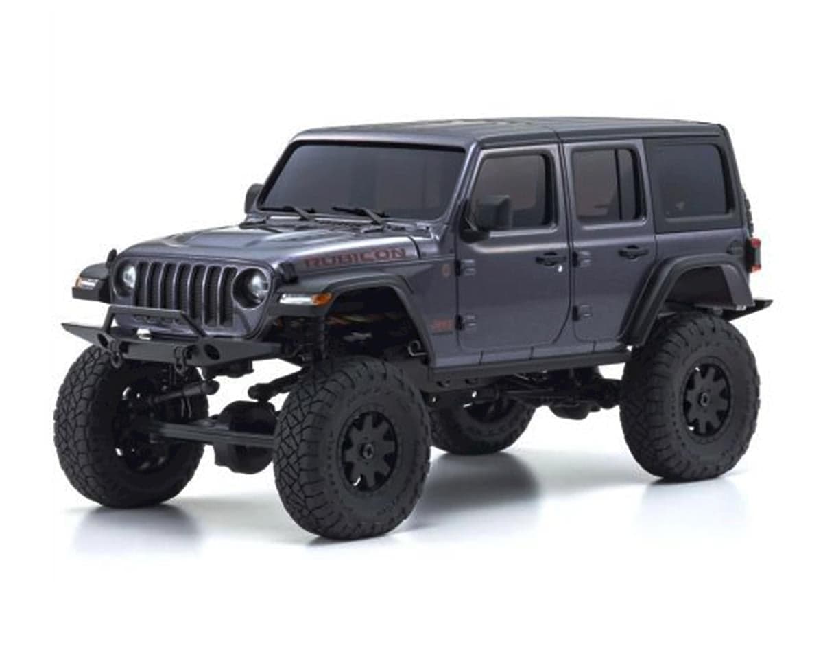 Kyosho MX-01 Mini-Z 4X4 Readyset w/Jeep Wrangler Body (Grey) & 2.4GHz Radio
