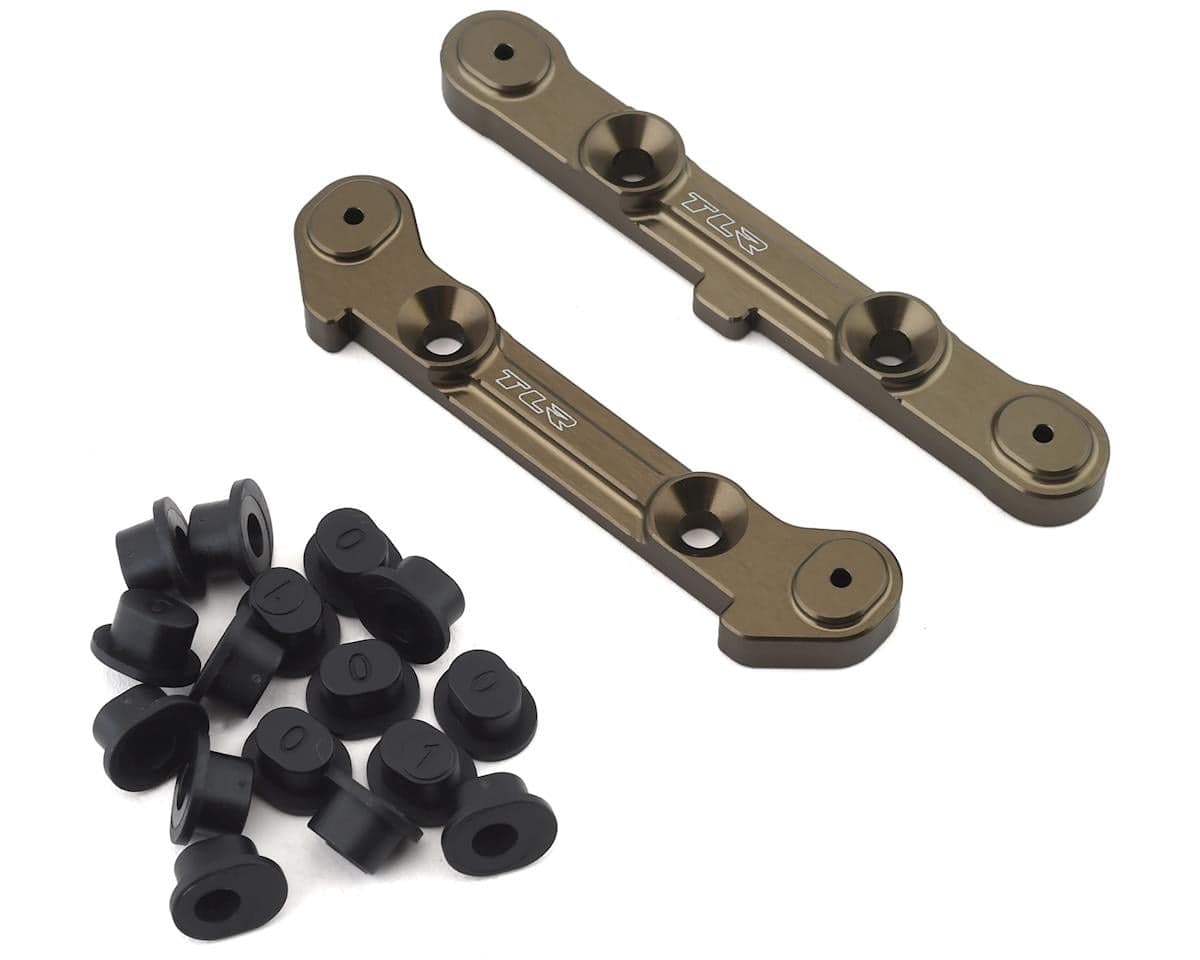 Team Losi Racing 8IGHT XT Adjustable Rear Hinge Pin Brace w/Inserts