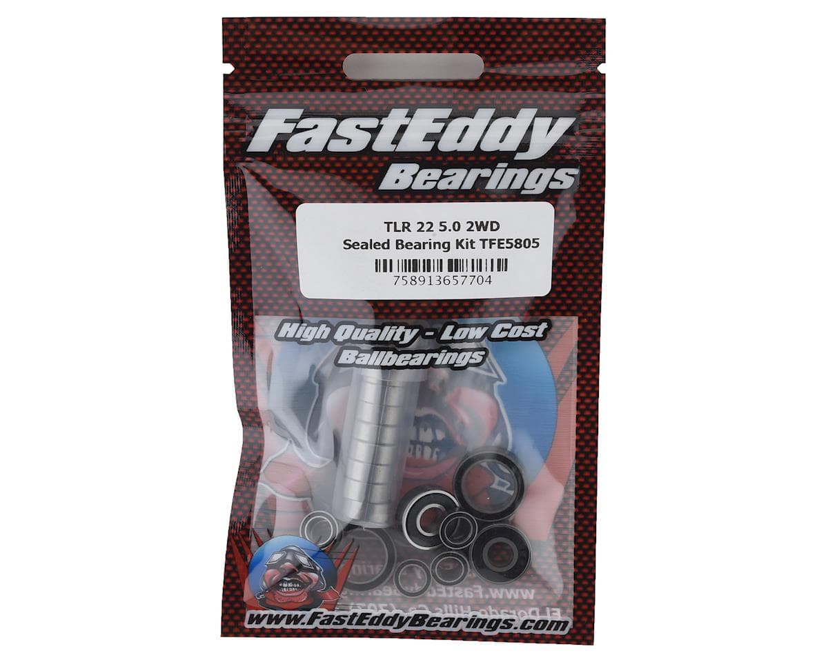 FastEddy TLR 22 5.0 2WD Rubber Sealed Bearing Kit