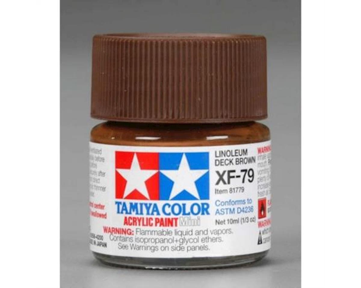 Tamiya XF-79 Flat Deck Brown Acrylic Paint (10ml)