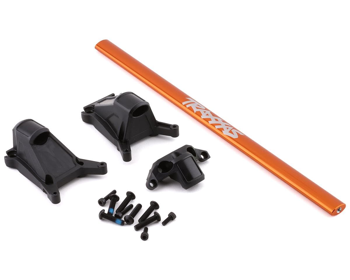 Traxxas Rustler/Slash 4x4 LCG Chassis Brace Kit (Orange)