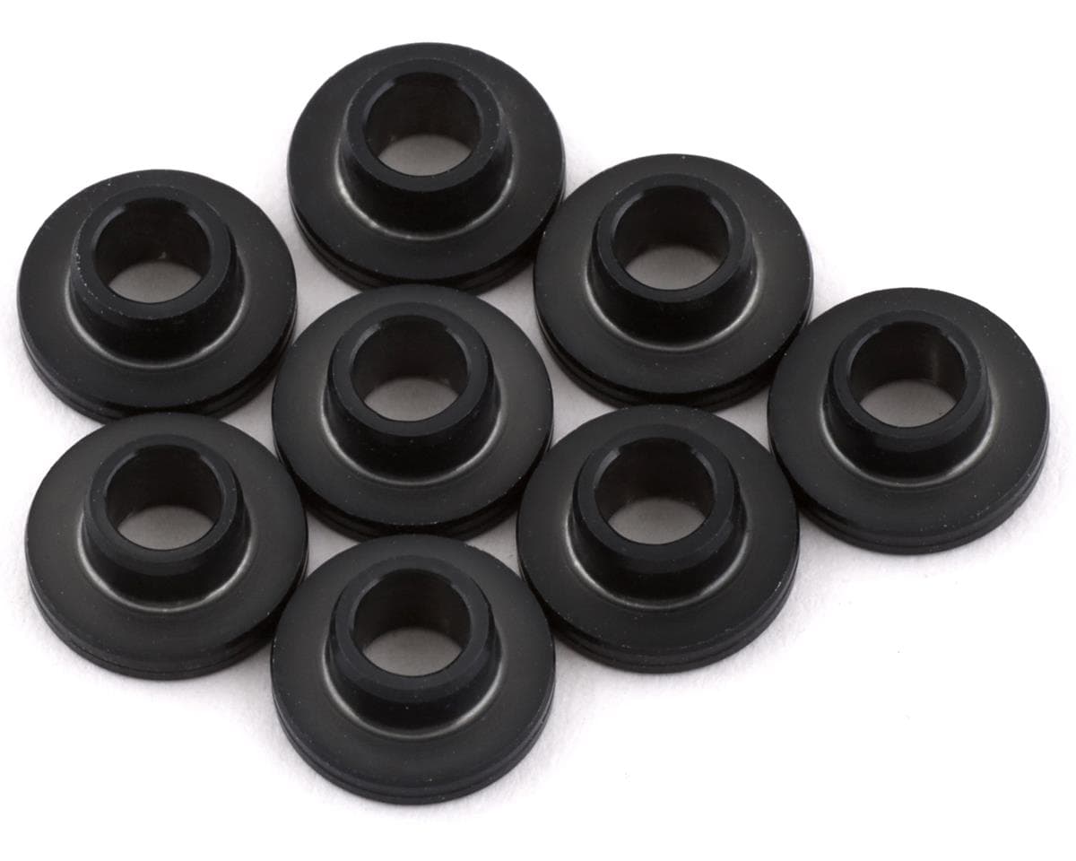 PSM Aluminum Flat Servo Washers (Dark Grey) (8)