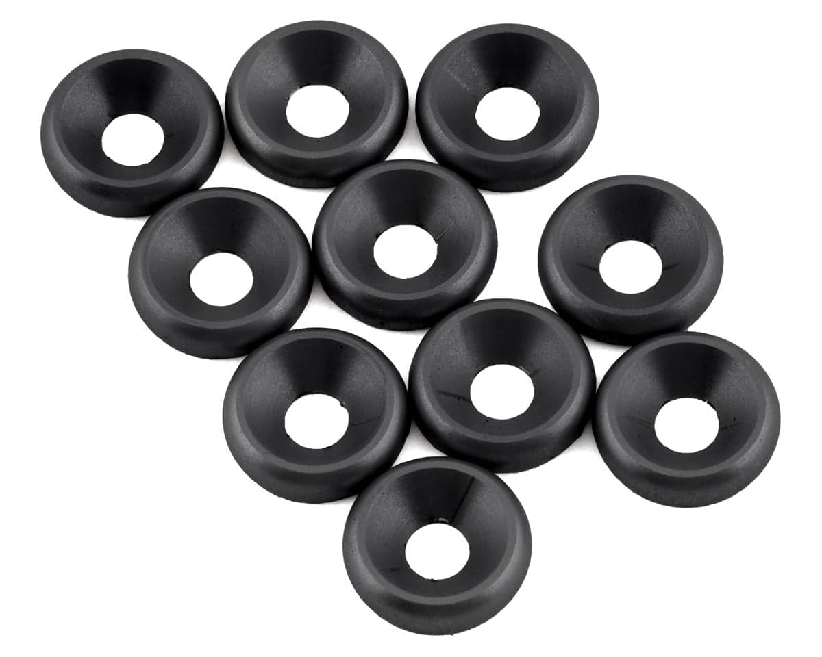 PSM 3mm Aluminum Countersunk Washers (Grey) (10)