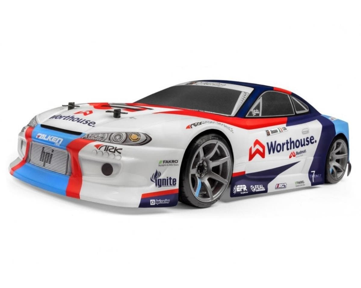 HPI Sport 3 James Deane Nissan S15 1/10 4WD Electric Drift Car w/2.4GHz Radio, 7.2V Battery & Charger