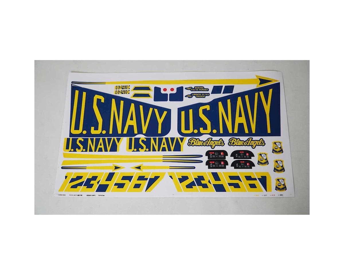 E-flite Decals  F-18 80mm EDF