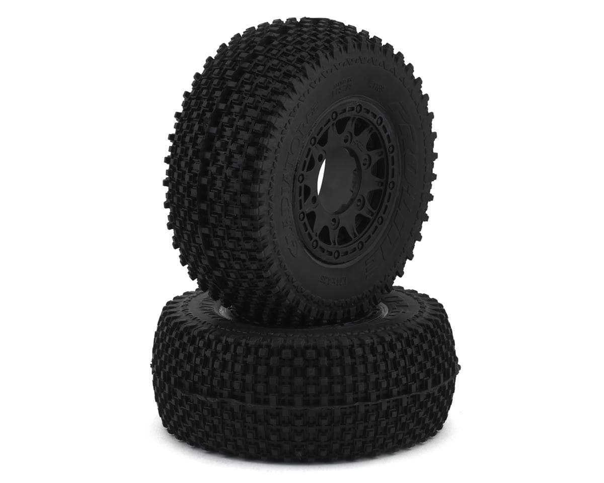 Pro-Line Gladiator SC Tires w/Raid Wheels (Black) (2) (Electric Rear) (M2) w/12mm Hex