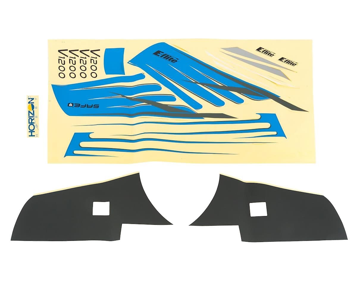 E-flite V1200 Decal Sheet
