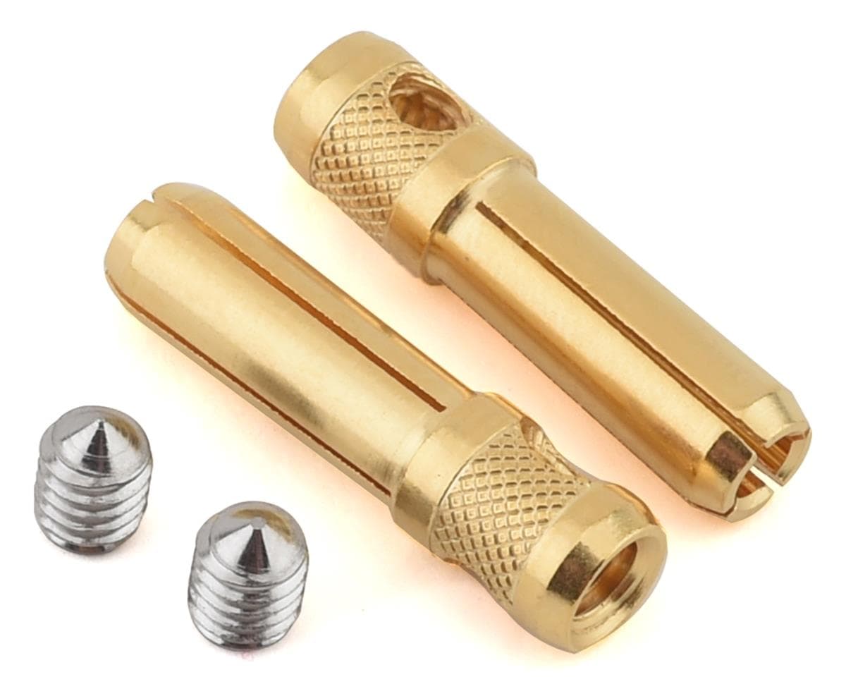RCPROPLUS 5mm Solderless Phosphor Bronze Bullet Connector (2)