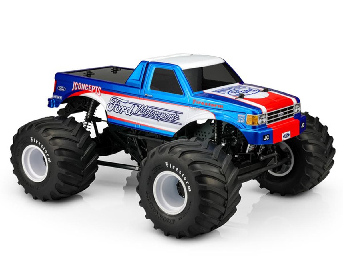 JConcepts 1989 Ford F-250 w/Racerback Monster Truck Body (Clear)
