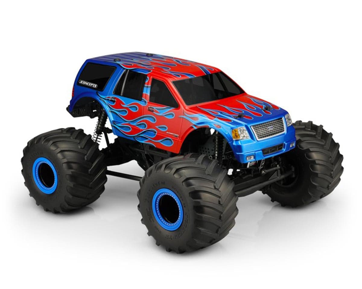 JConcepts 2005 Ford Expedition Monster Truck Body (Clear) (12.5" Wheelbase)
