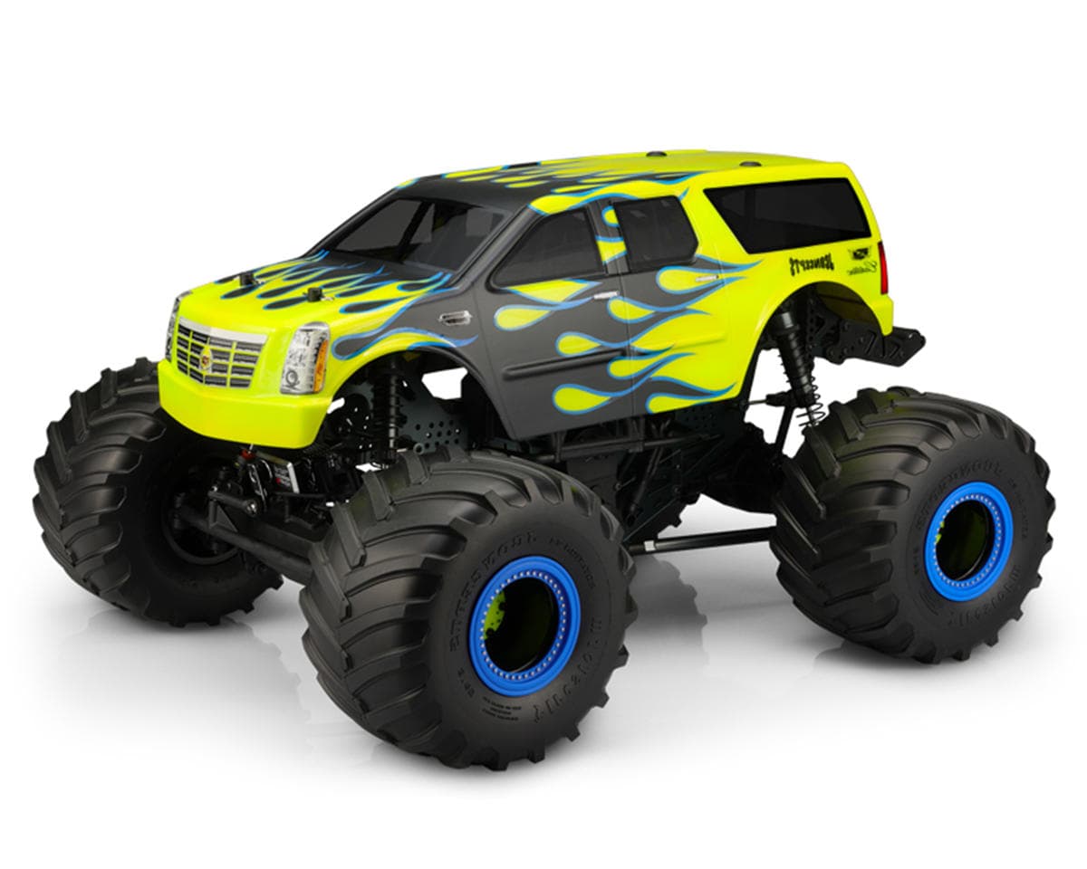 JConcepts 2007 Cadillac Escalade Monster Truck Body (Clear) (12.5" Wheelbase)