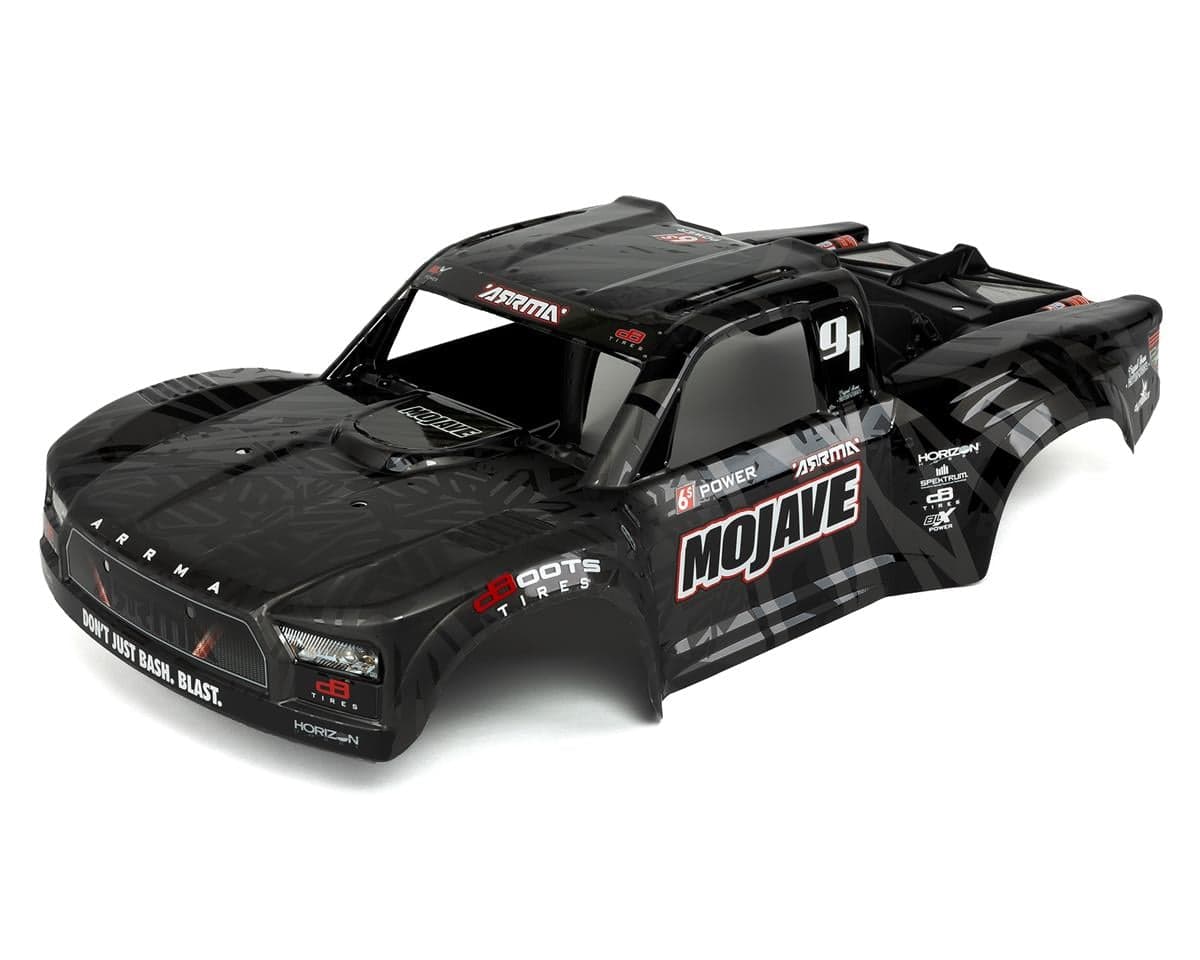 Arrma Mojave EXB Short Course Truck Painted Body (Black)