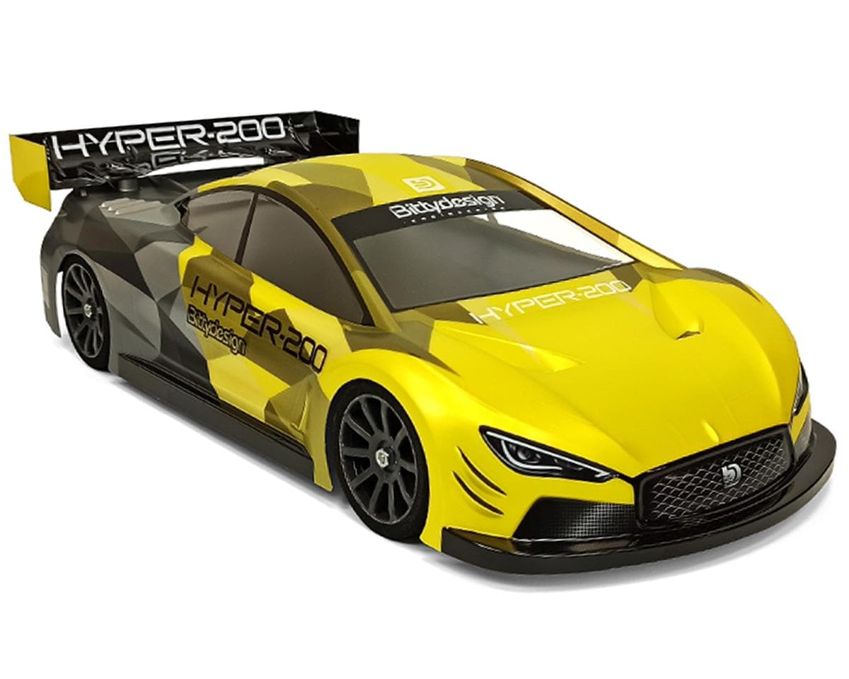 Bittydesign HYPER-200 Nitro Touring Car Body (Clear) (200mm)