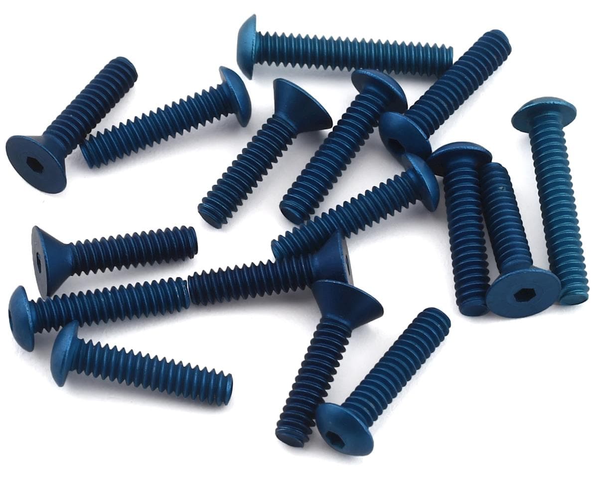 Custom Works Lightweight Sprint Car Cage Hardware Kit (Blue)