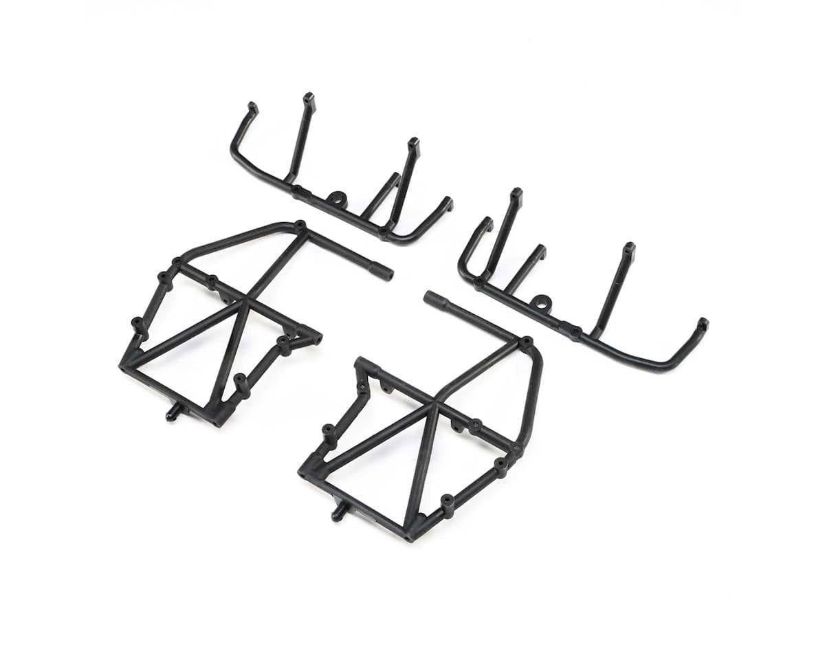 Losi Side Cage and Lower Bar, Black: LMT