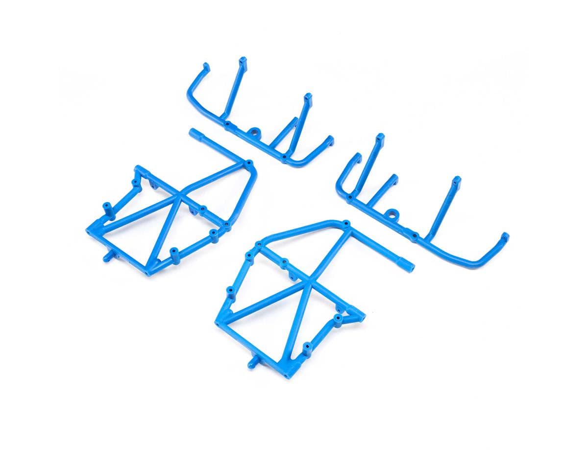 Losi Side Cage and Lower Bar, Blue: LMT