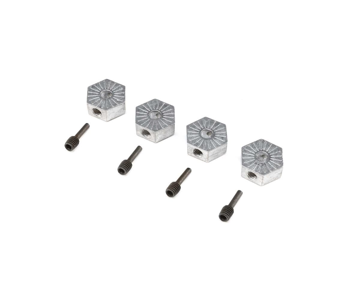 Losi 17mm Hex Adapter with Screwpin (4): LMT