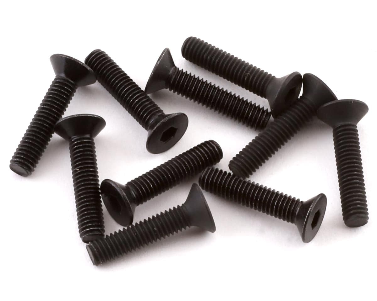 Losi 3x14mm Flat Head Screws (10)