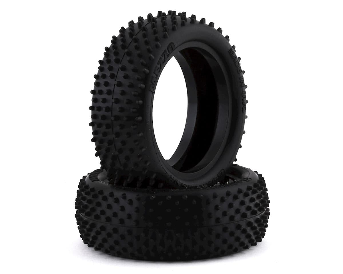 Schumacher Mezzo 1/10 4WD Buggy Front Tires (2) (Silver)