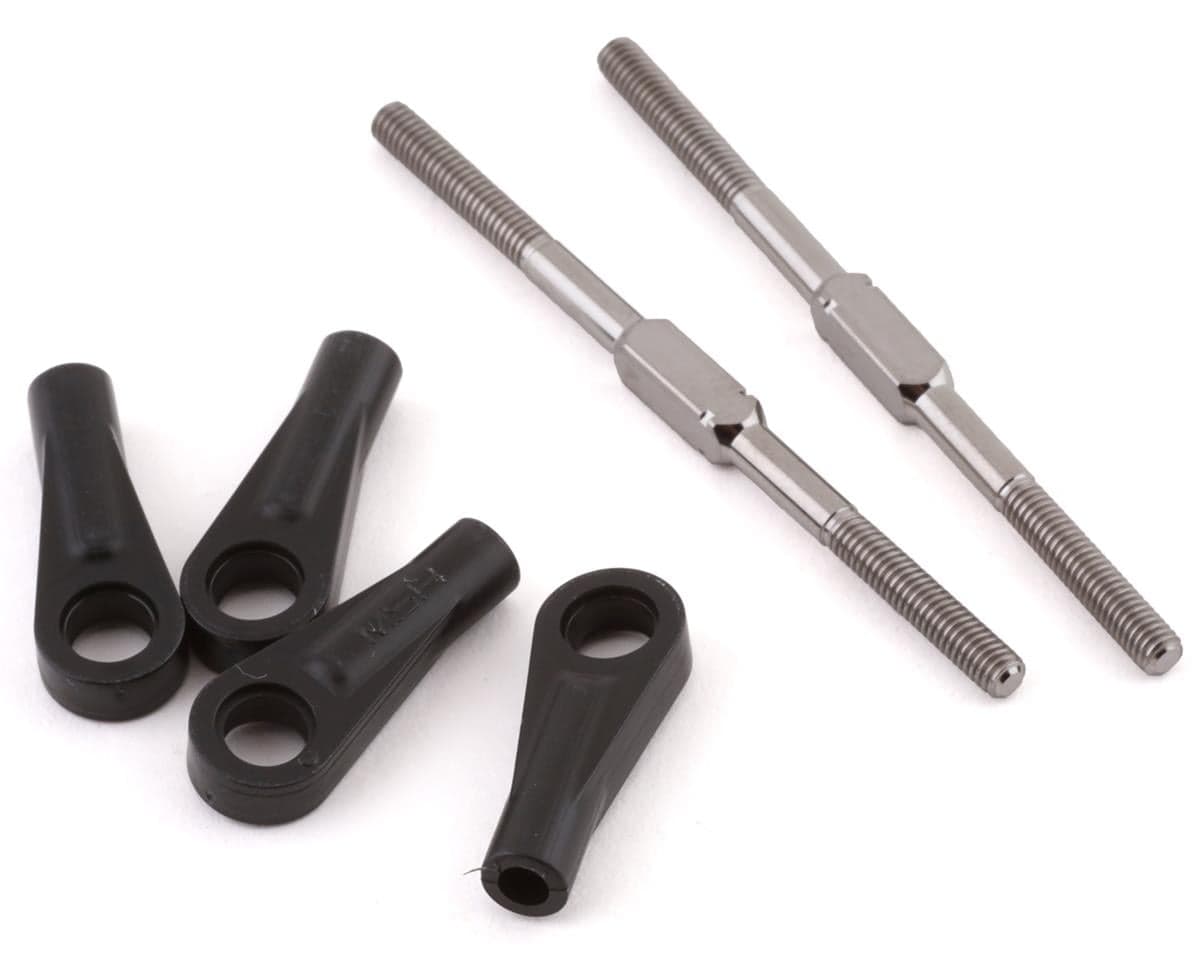MSHeli Titanium Turnbuckle Rotorhead Linkage Rod Set (2)