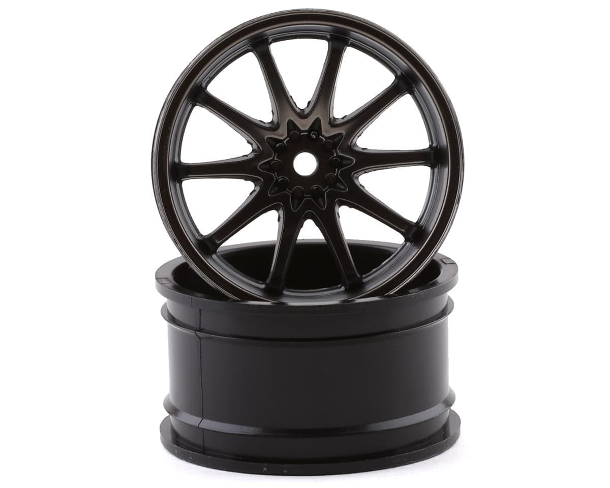 Losi 54x30mm Volk Racing CE28N Rear Wheels (Gun Metal) (2)