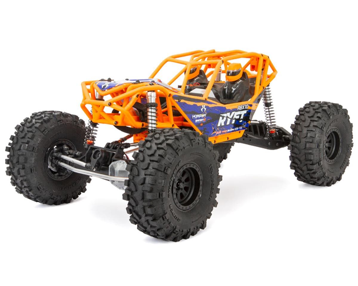 Axial RBX10 Ryft 4WD 1/10 RTR Brushless Rock Bouncer (Orange) w/DX3 Radio