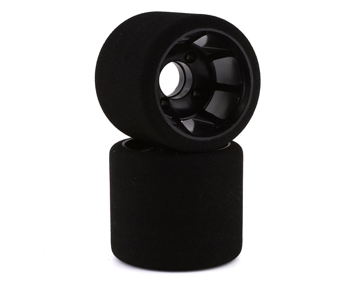 BSR Racing 1/10 Rear Mounted Foam Tires (Black) (2) (Pink)