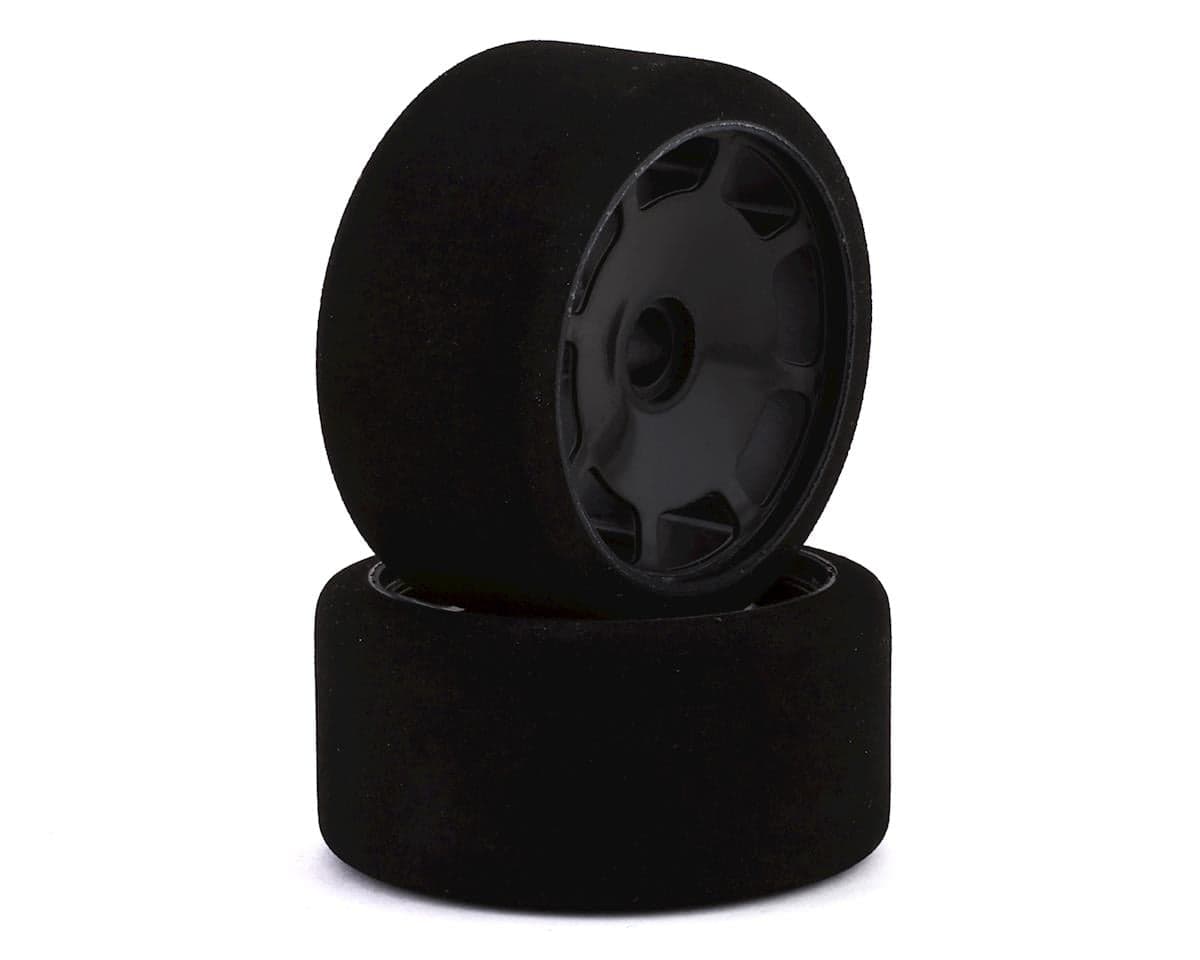 BSR Racing 1/10 Front Pre-Mounted Foam Tires (2) (Team Purple)