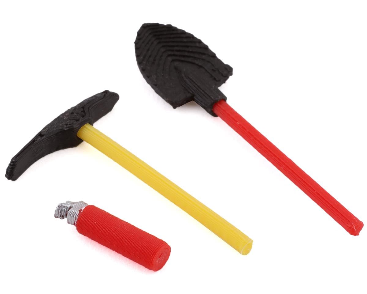 Scale By Chris 1/24 Scale Combo Pack 12 w/Shovel, Pick, Fire Extinguisher