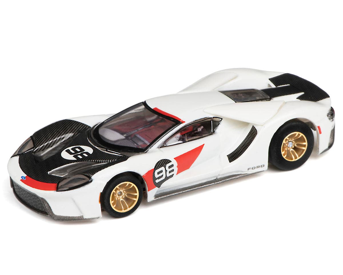 AFX 2021 Ford GT Heritage #98 HO Slot Car (Black) (LWB) (Mega G+)
