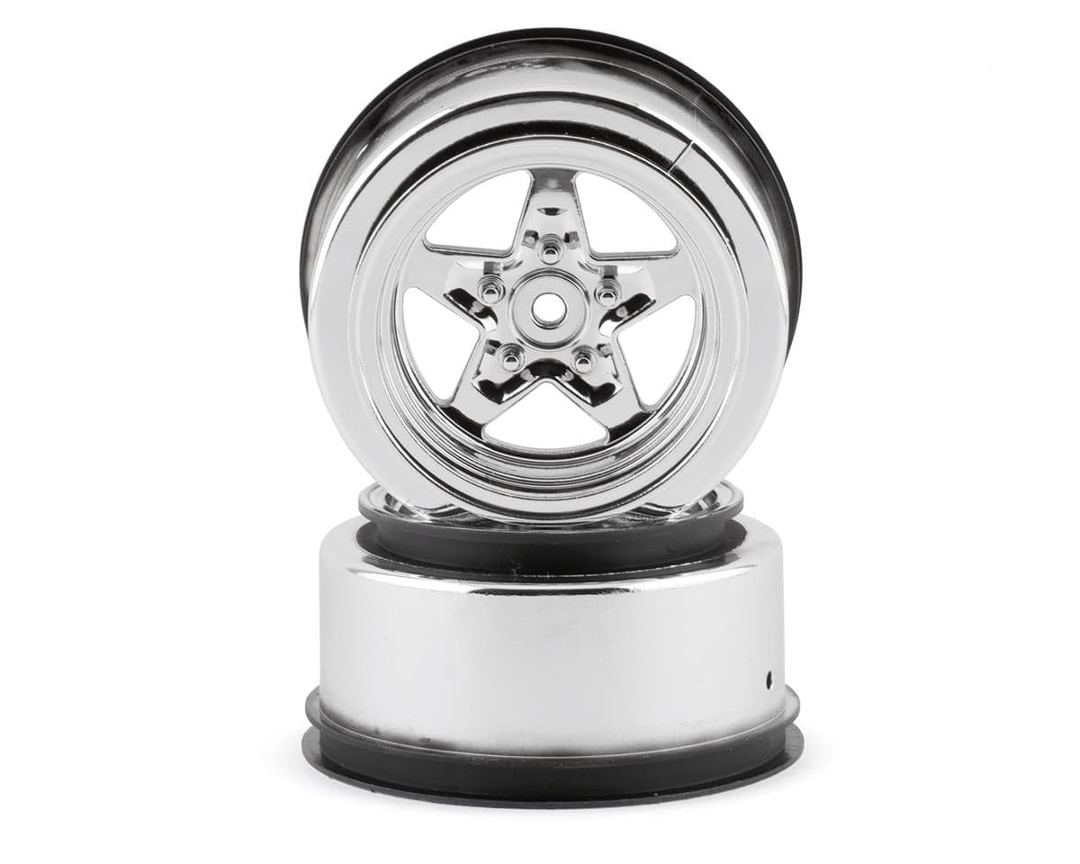 Losi 22S Drag Rear Wheels (Chrome) (2)