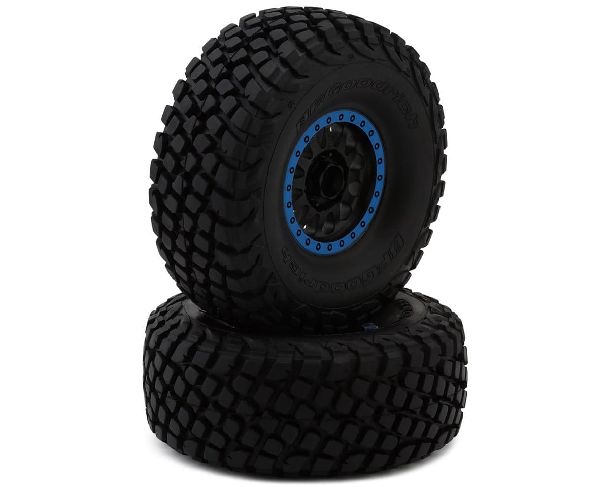 Traxxas Unlimited Desert Racer Pre-Mounted BFGoodrich Baja KR3 Tires (Blue) (2) w/17mm Hex
