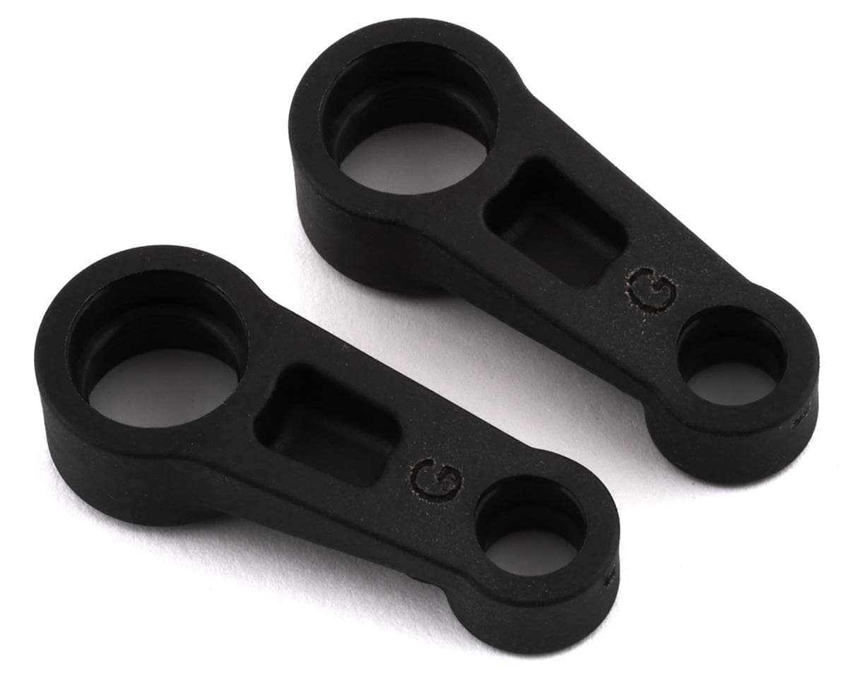 XRAY Composite Steering Arm w/Steering Mount Hole (Graphite) (2)
